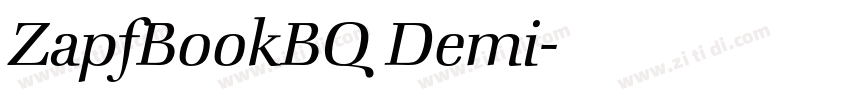 ZapfBookBQ Demi字体转换 ZapfBookBQ Demi字体转换